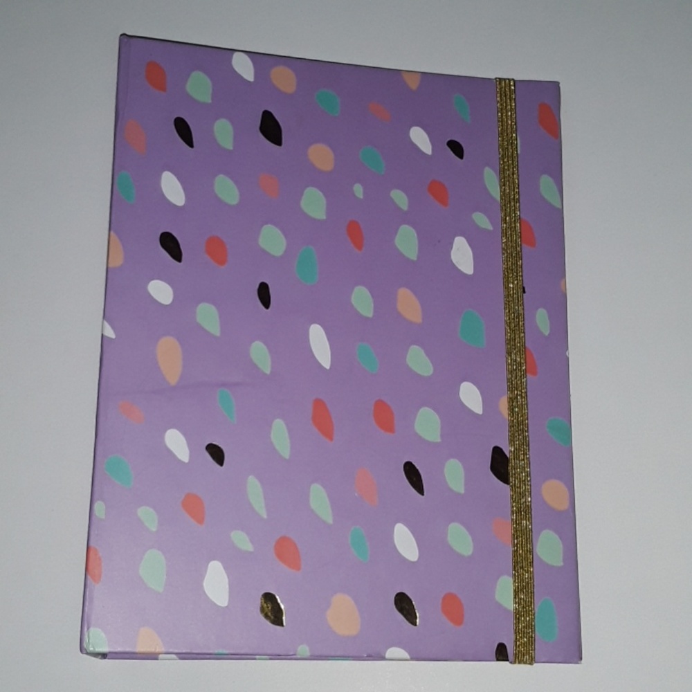 Purple mini britandco 6 ring binder